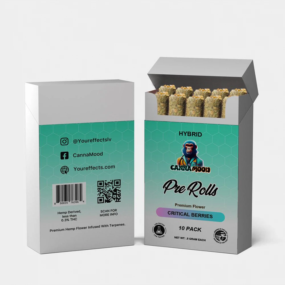 10 Pack 5 Gram CBD Pre Rolls – Critical Berries