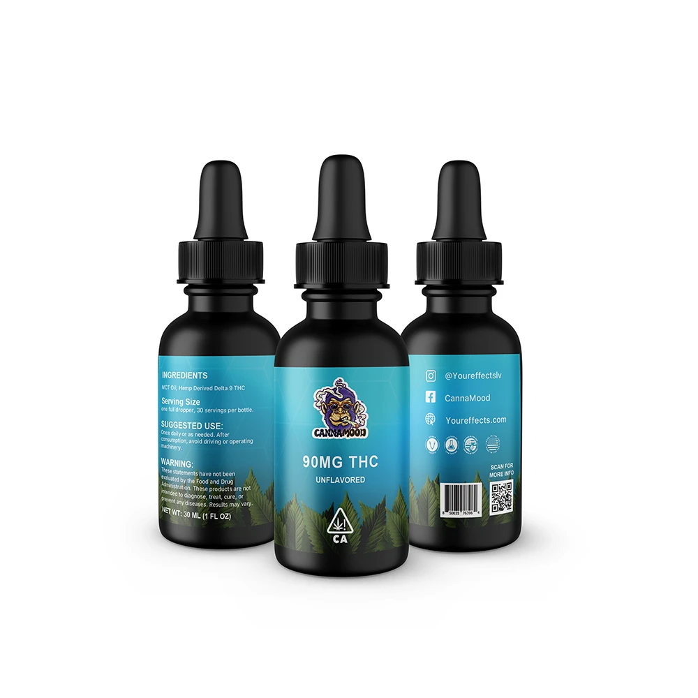 90mg THC Tincture Unflavored