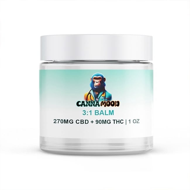 1 Oz 3 1 Topical Balm CBD & THC 270MG CBD + 90MG THC