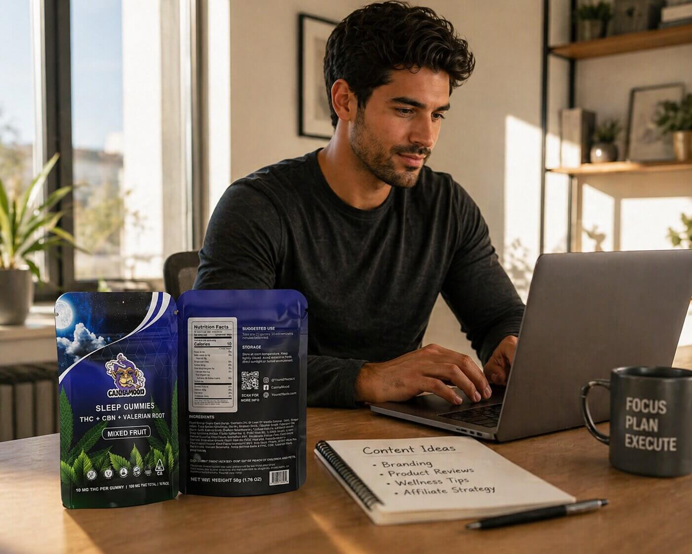 cbd affiliate program content creator home office